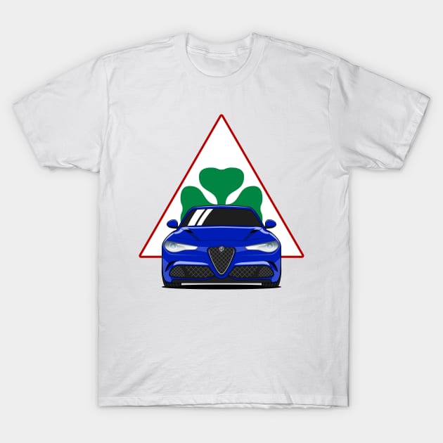 ALFA ROMEO QUADRIFOGLIO T-Shirt by HSDESIGNS